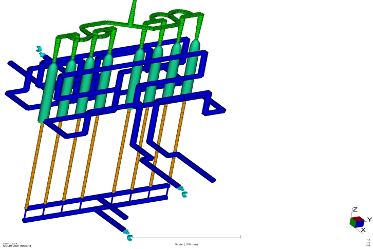 water line simulation