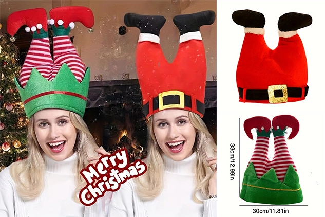 Christmas Decorations,Christmas Hats,Trouser Leg Hat,The Party Stuff