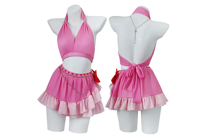 Final Fantasy VII - Aerith Swimsuit Cosplay Costume