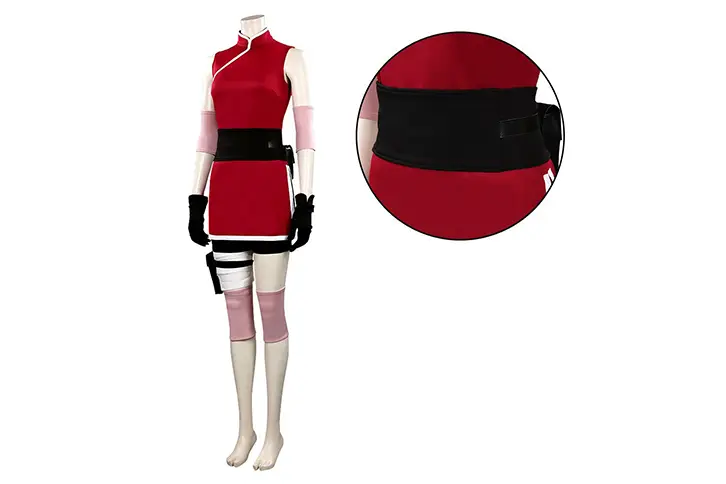 sakura haruno naruto cosplay clothes