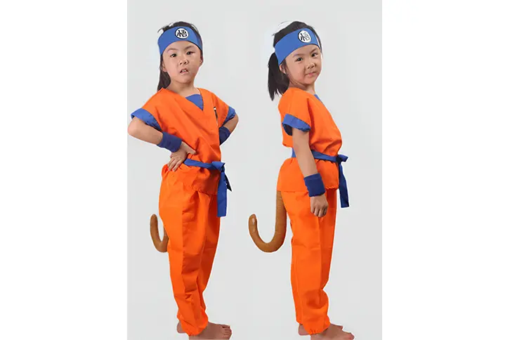 goku dragon ball cosplay costume for kids