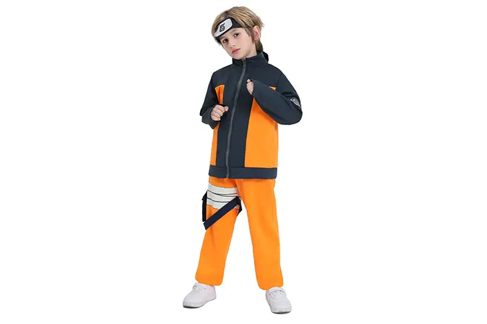 Naruto Uzumaki Anime Cosplay for kid