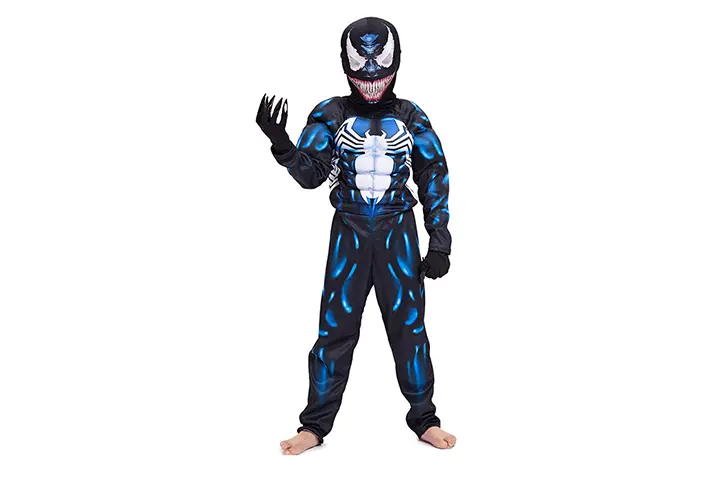 venom childrens halloween costumes display