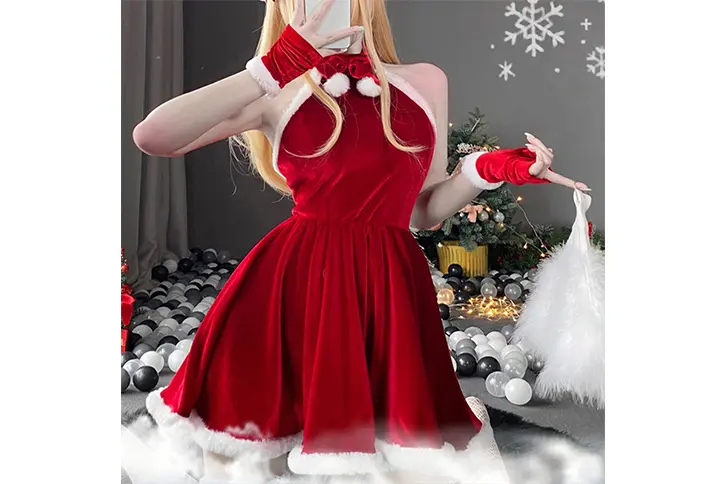 christmas little devil suit red cosplay costume