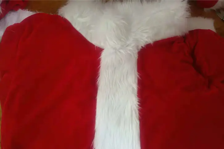 santa claus cosplay detail