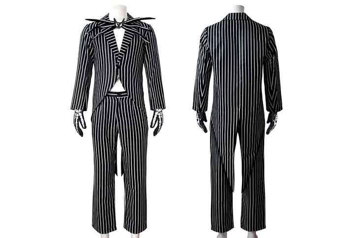 the nightmare before christmas jack skellington halloween black cosplay