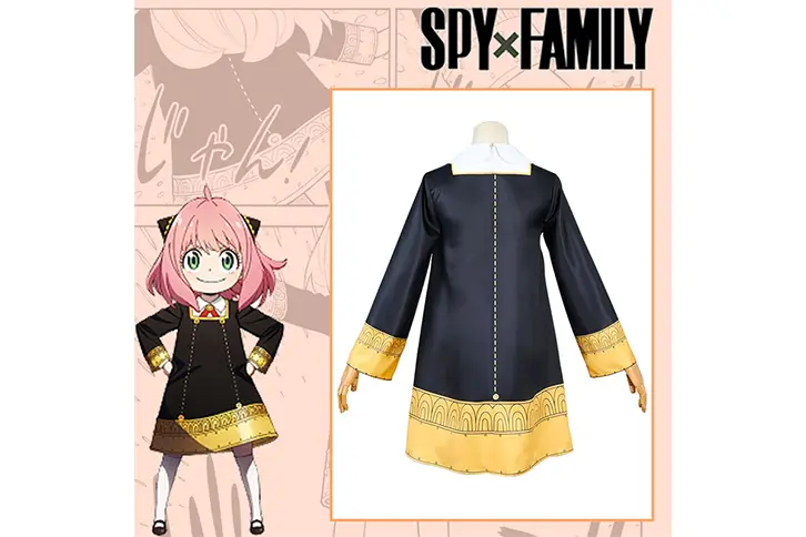 spy family anya forger cosplay costume back