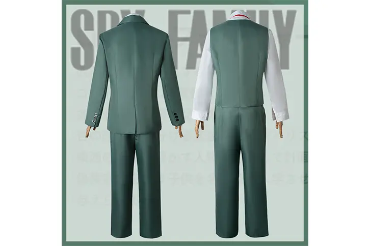 spy family loid forger customize size b edition cosplay costume back