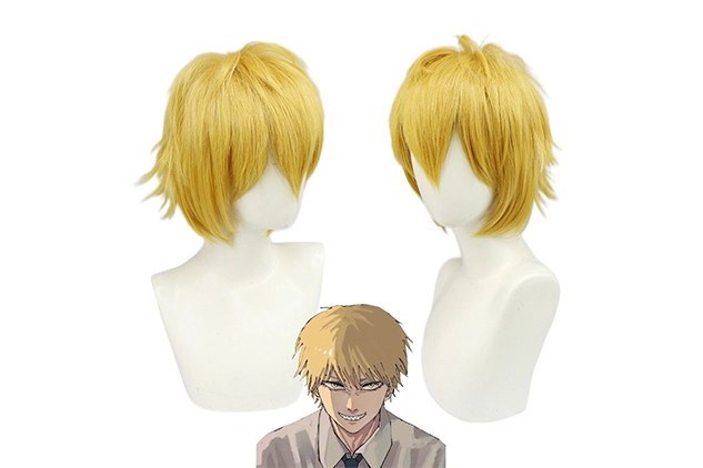 Chainsaw Man - Denji Golden Cosplay Wig