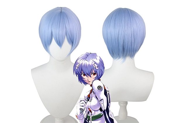 EVA - Ayanami Rei Sky Blue Cosplay Wig