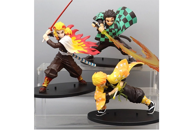 Demon Slayer - Kamado Tanjirou, Agatsuma Zenitsu, Rengoku Kyoujurou Animation figure