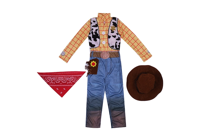 Video of Cowboy Woody Halloween Cosplay Costume