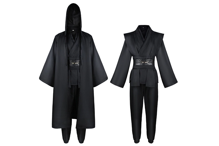 Video of Star Wars Jedi Knight Anakin Suit Black and Coffee Cloak